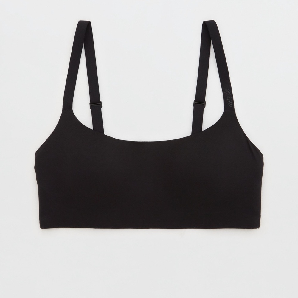 Aerie Seamless Black Bralette